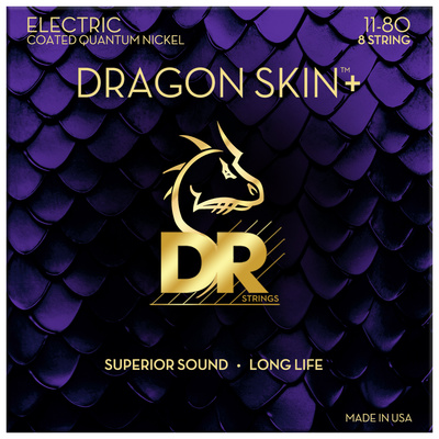 DR Strings - Dragon Skin+ DEQ-8/11 Coated