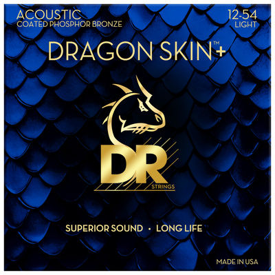 DR Strings - Dragon Skin+ DAP-12 Coated