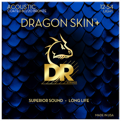 DR Strings - Dragon Skin+ DA8-12 Coated