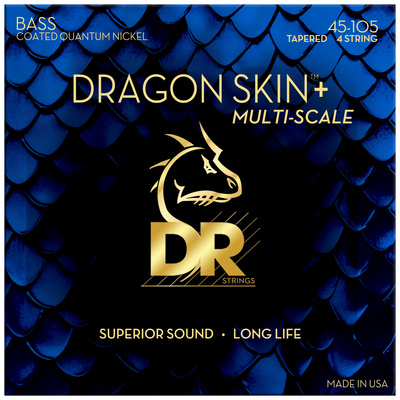 DR Strings - Dragon Skin+ DBQM-45 Coated