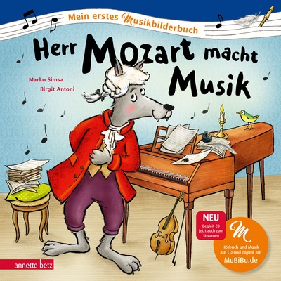 Annette Betz Verlag - Herr Mozart Musikbilderbuch