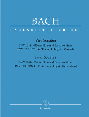 BÃ¤renreiter - Bach 4 Sonaten for Flute