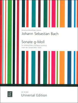 Universal Edition - Bach Sonate g-moll