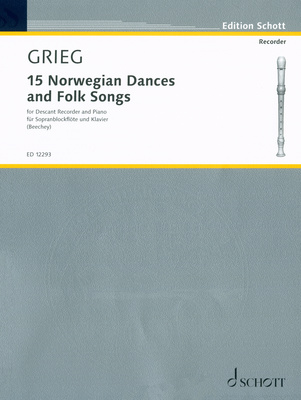 Schott - Grieg 15 Norwegian Dances