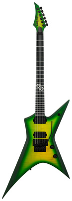 Solar Guitars - X1.6FRLB Lime Burst Matte