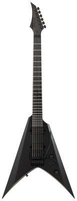 Solar Guitars - V1.6FR SVART+ Carbon Black