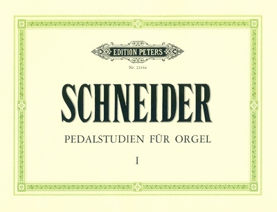 Edition Peters - Pedalstudien for Orgel 1