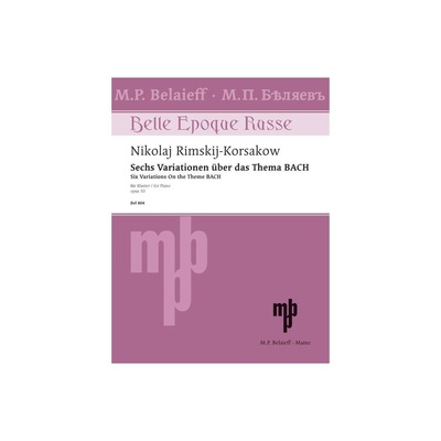 M.P. Belaieff Musikverlag - Rimski-Korsakow Variationen