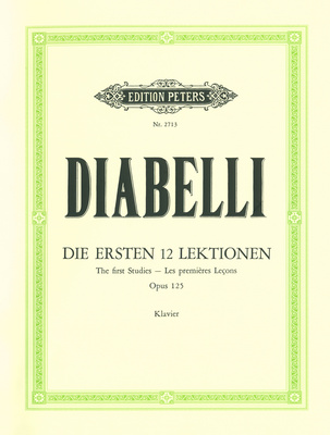 Edition Peters - Diabelli Erste 12 Lektionen