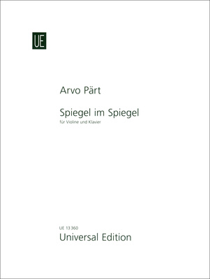 Universal Edition - PÃ¤rt Spiegel im Spiegel Violin