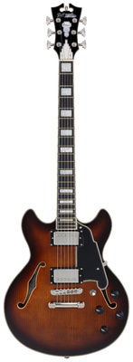 DAngelico - Premier Mini DC Brown Burst