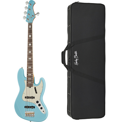 Harley Benton - MV-5JB Daphne Blue Bundle