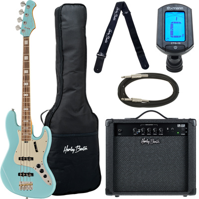 Harley Benton - MV-4JB Daphne Blue Set