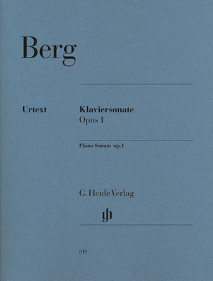 Henle Verlag - Berg Klaviersonate op. 1