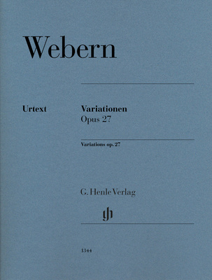 Henle Verlag - Webern Variationen op. 27