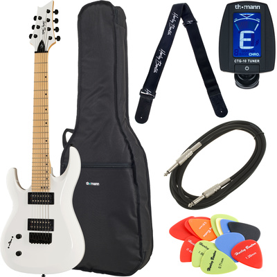 Harley Benton - R-457MN LH WH Bundle