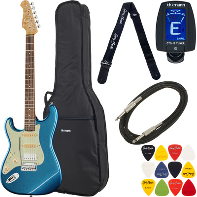 Harley Benton - ST-Modern Plus HSS LH L Bundle