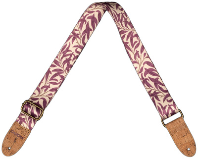 Cascha - Ukulele Strap Mauve Leaves Veg