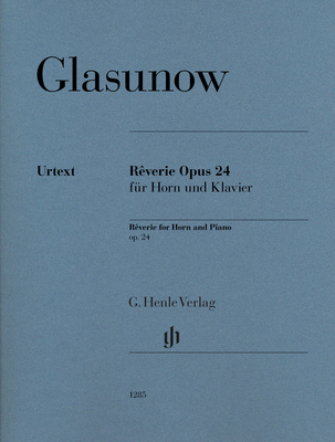 Henle Verlag - Glasunow Reverie Horn