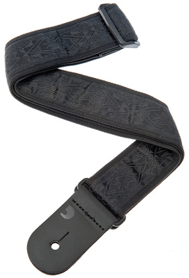 Daddario - Guitar Strap 50B01 Black Satin