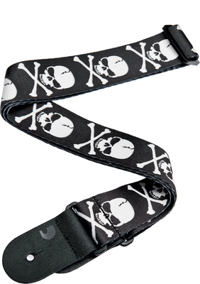 Daddario - Guitar Strap 50H01 Skull