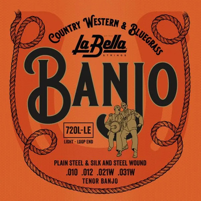 La Bella - Tenor Banjo Silk & Steel Light