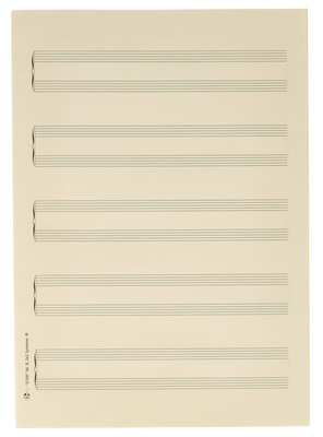 Star - Sheet Music Paper Piano DIN A4