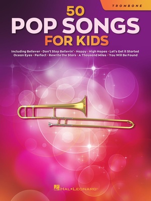 Hal Leonard - 50 Popsongs for Kids Trombone