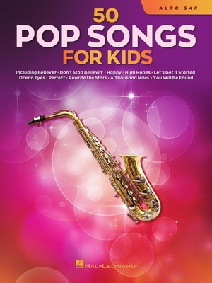 Hal Leonard - 50 Popsongs for Kids Alto Sax