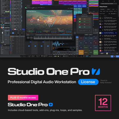 Presonus - Studio One Pro 7 with 12M Pro+