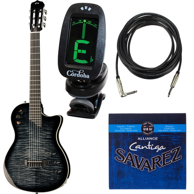 Cordoba - Stage Guitar BlackBurst Bundle