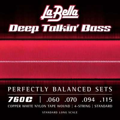 La Bella - 760C Copper White Nylon Tape