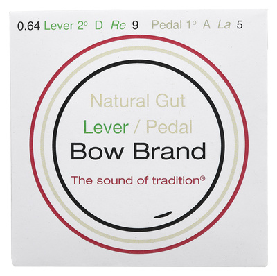 Bow Brand - NG 2nd D Gut Harp String No.9