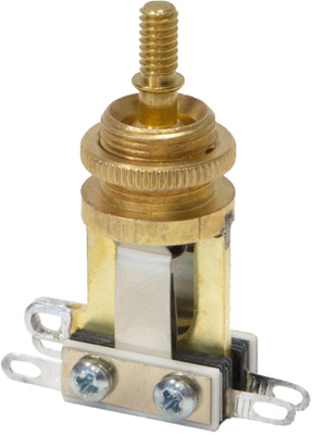 Switchcraft - Short Toggle Switch Brass