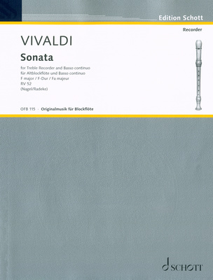 Schott - Vivaldi Sonata F-Dur