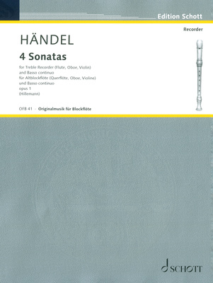 Schott - HÃ¤ndel 4 Sonatas