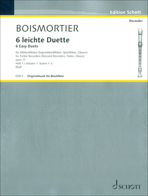 Schott - Boismortier 6 leichte Duette 1