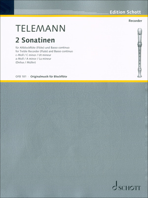 Schott - Telemann 2 Sonatinen