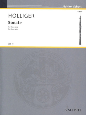 Schott - Holliger Sonate Oboe