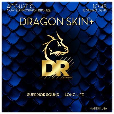 DR Strings - Dragon Skin+ DAP-10/12 Coated