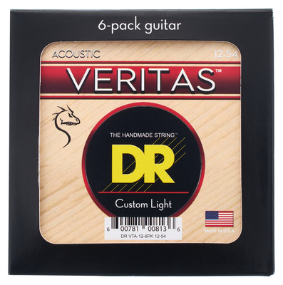 DR Strings - Veritas Acoustic VTA-12 6-Pack