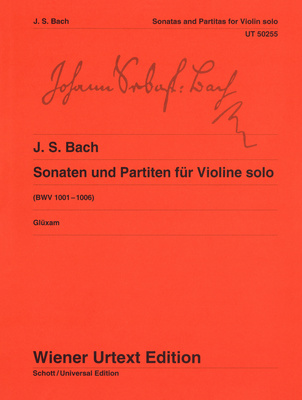 Wiener Urtext Edition - Bach Sonaten und Partiten