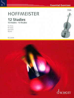 Schott - Hoffmeister 12 EtÃ¼den Viola