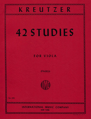 International Music Company - Kreutzer 42 Studies Viola