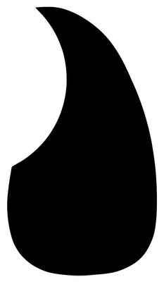 Martin Guitar - D-28 Style Pickguard Black