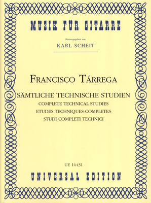 Universal Edition - TÃ¡rrega Technische Studien