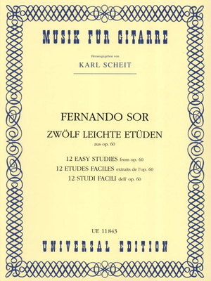 Universal Edition - Sor 12 leichte EtÃ¼den