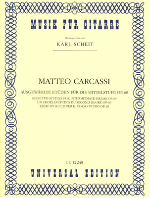 Universal Edition - Carcassi AusgewÃ¤hlte EtÃ¼den
