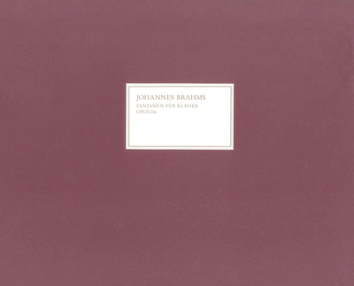 Henle Verlag - Brahms Fantasien op. 116 Henle Verlag - Brahms Fantasien op. 116