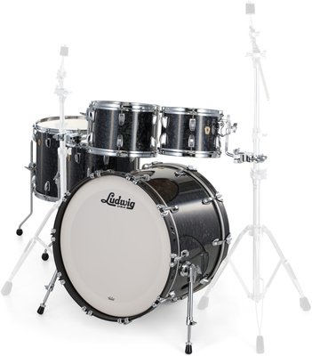 Ludwig - Classic Maple 5pcs Ebony Pearl Ludwig - Classic Maple 5pcs Ebony Pearl